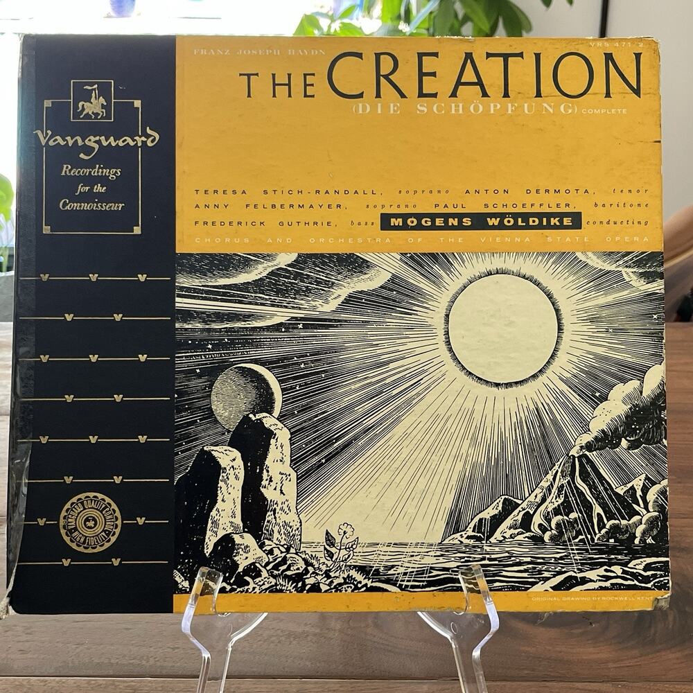 Franz Joseph Haydn The Creation (Die Schöpfung) LP Box Set 1955 Vanguard VRS 471